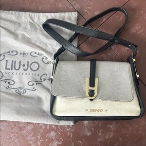Liu Jo Women's Black and White Crossbody Bag